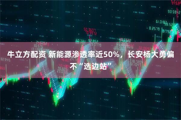 牛立方配资 新能源渗透率近50%，长安杨大勇偏不“选边站”